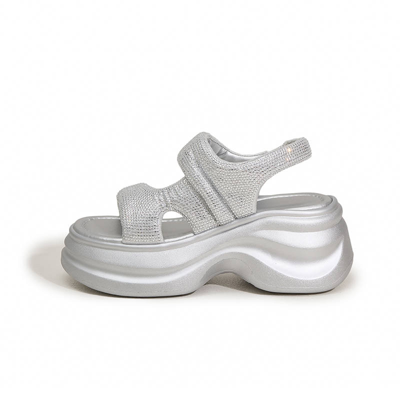 MILANLIANGE One Strap Sandals 8cm Women's
