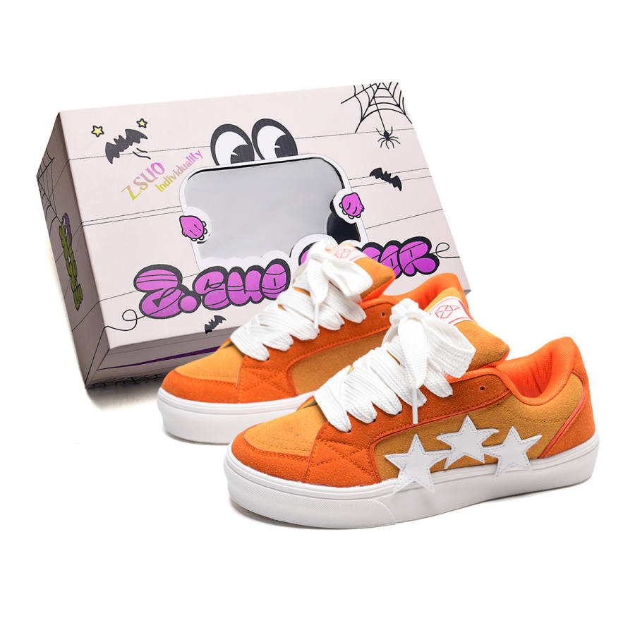 Z.SUO Suede Low top Skateboard Shoes Unisex