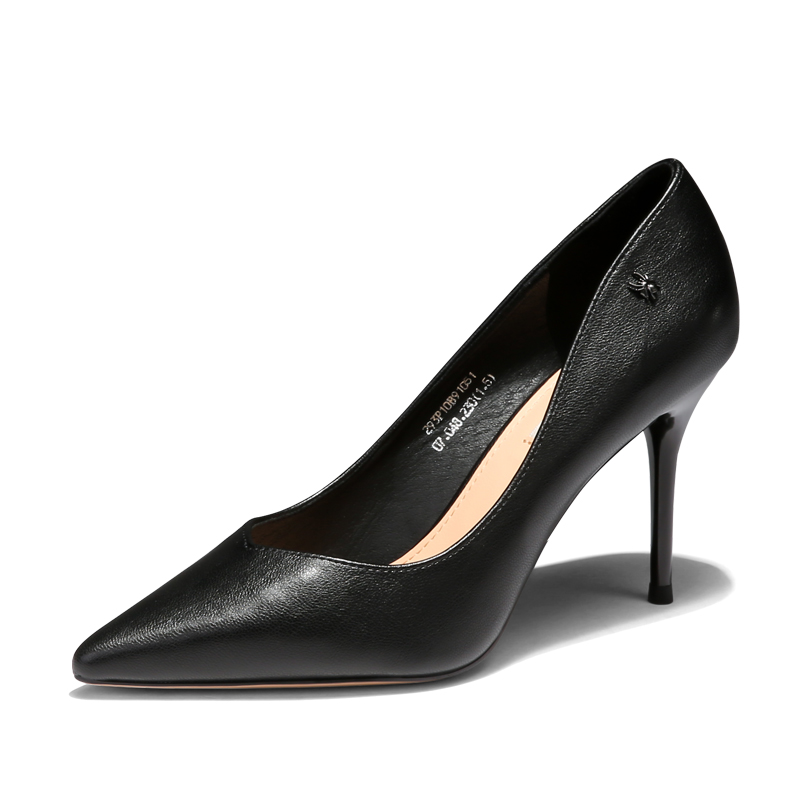 Spider King Slim Heel High Heels Women's Black