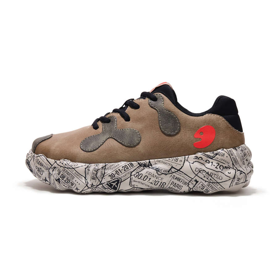 U.IN Figlathor Painted Travel Shoes Adorable Ugly Shoes Pu Casual Shoes Women's