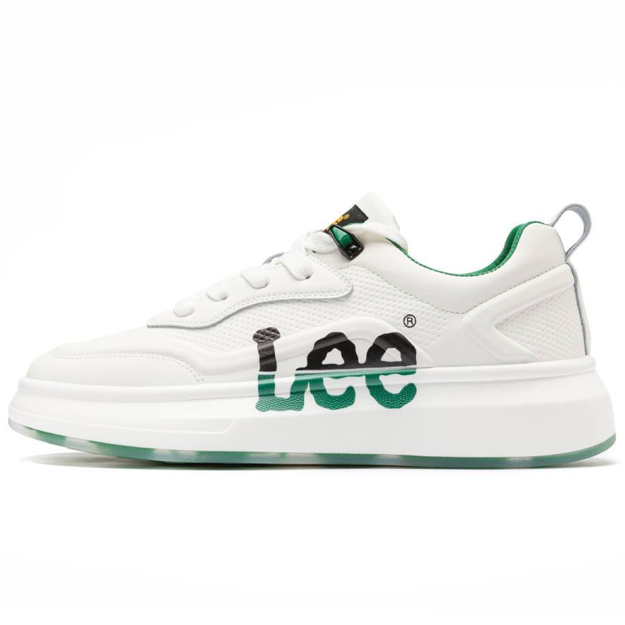 Lee Lee White Sneakers Low top Skateboard Shoes Unisex
