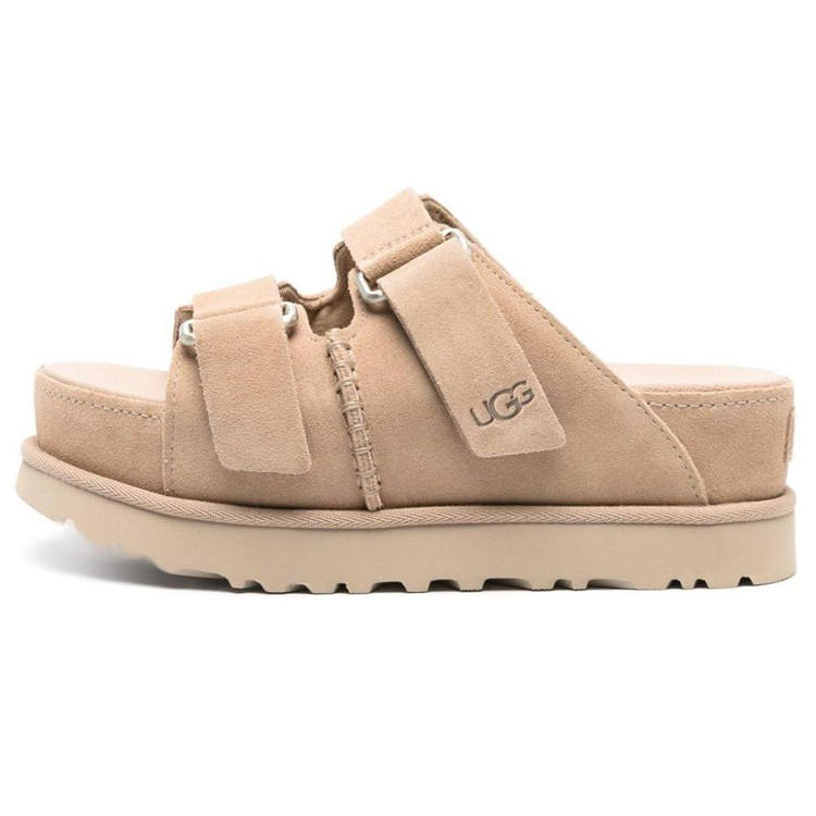 UGG Rubber Abrasion Resistant Slide Slippers Women's Beige
