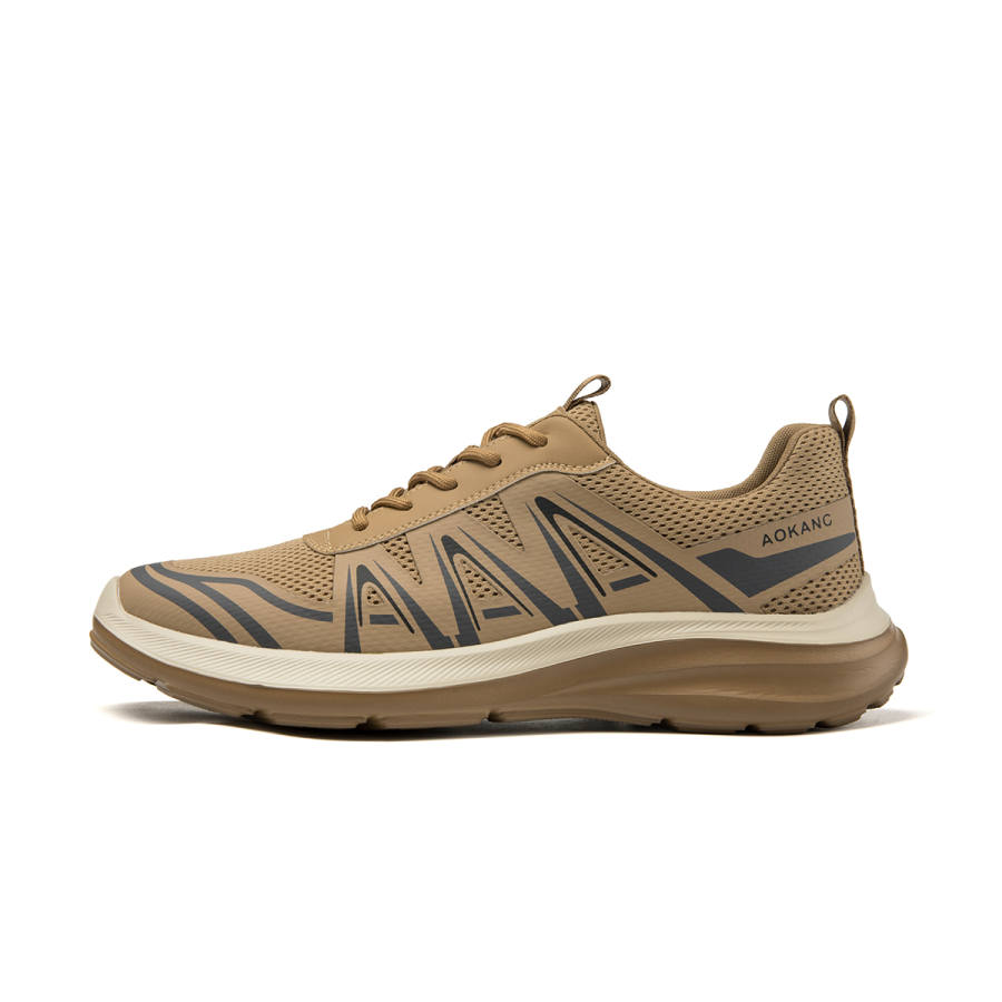 AOKANG Fabric Low top Sports Casual Shoes Men's Earth Yellow