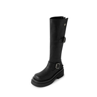 VANDEELEN Cow Leather Knee high Boots Women's