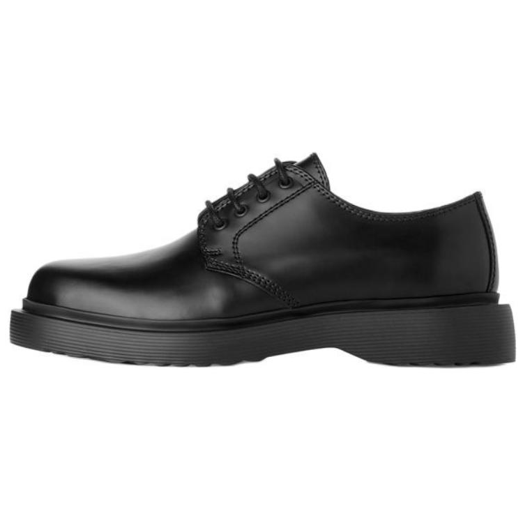 ARKET Casual Leather Shoes Men's Low Top Black