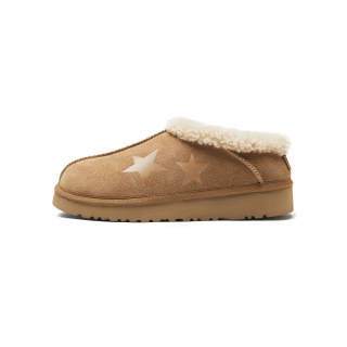 ARCcc Cow Suede Thermal Short Snow Boots Unisex Light Brown