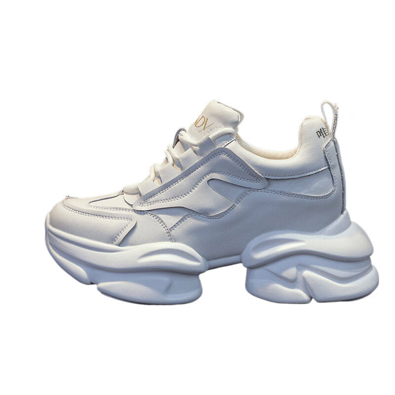 WEIMEIZHIMI Pu Chunky Sneakers Women's