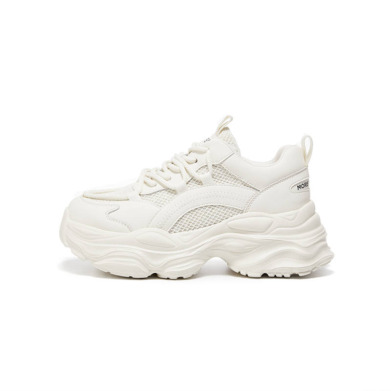 ST&SAT Synthetic Leather Low top Chunky Sneakers Women's