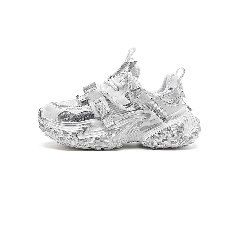 CAI CHI Fashion Trend Breathable Low top Chunky Sneakers Unisex