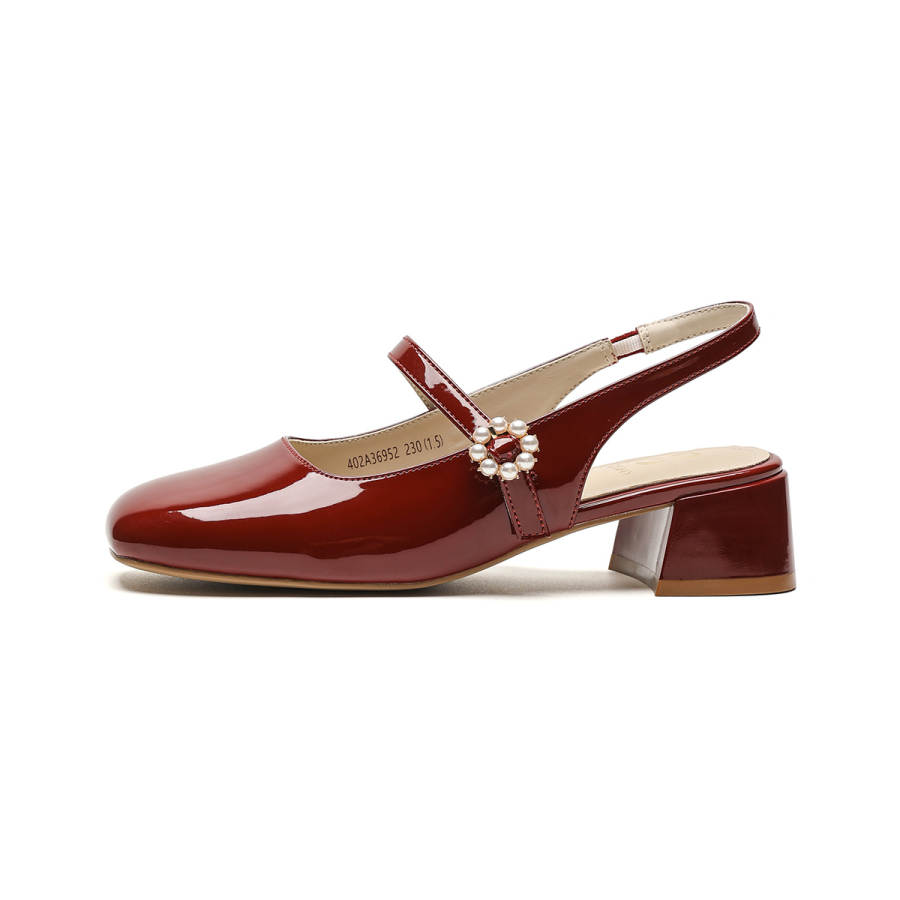 JOSINY Chunky Heel Mary Jane Shoes 4cm Women's