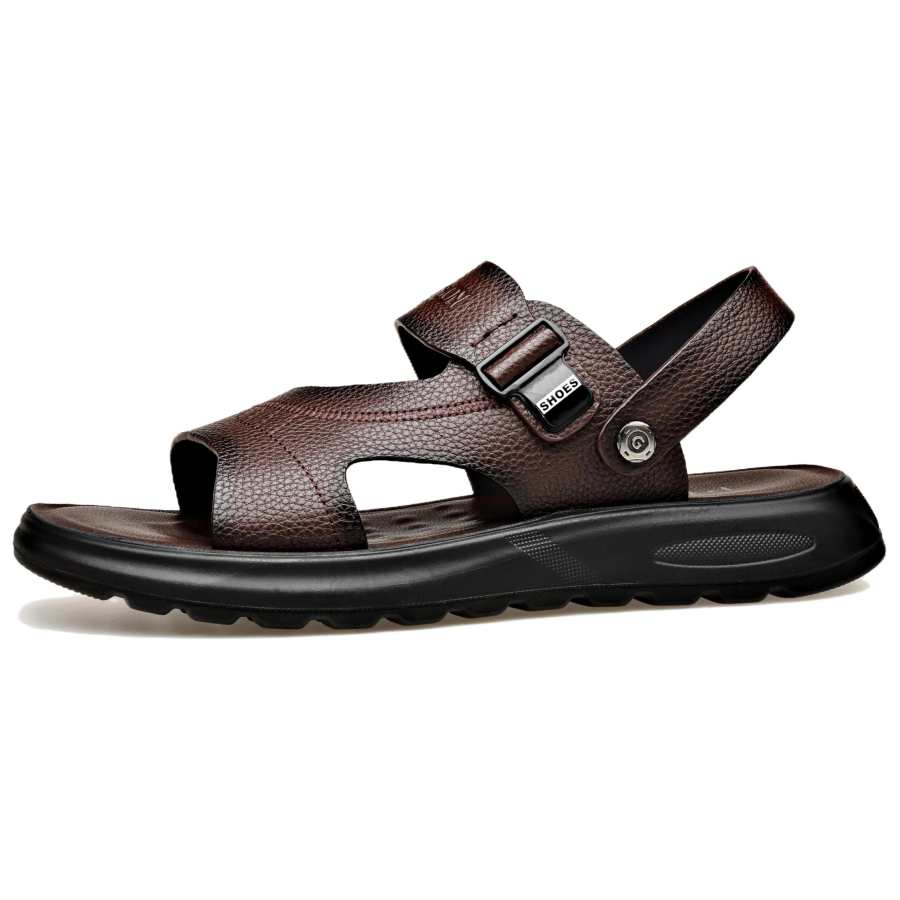 PT'SON PT'SON Beach Sandals Men's Black