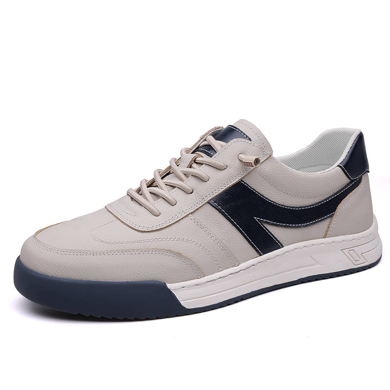 POPULAR ROUSE PR Top Grain Cow Leather Low top Skateboard Shoes Men's