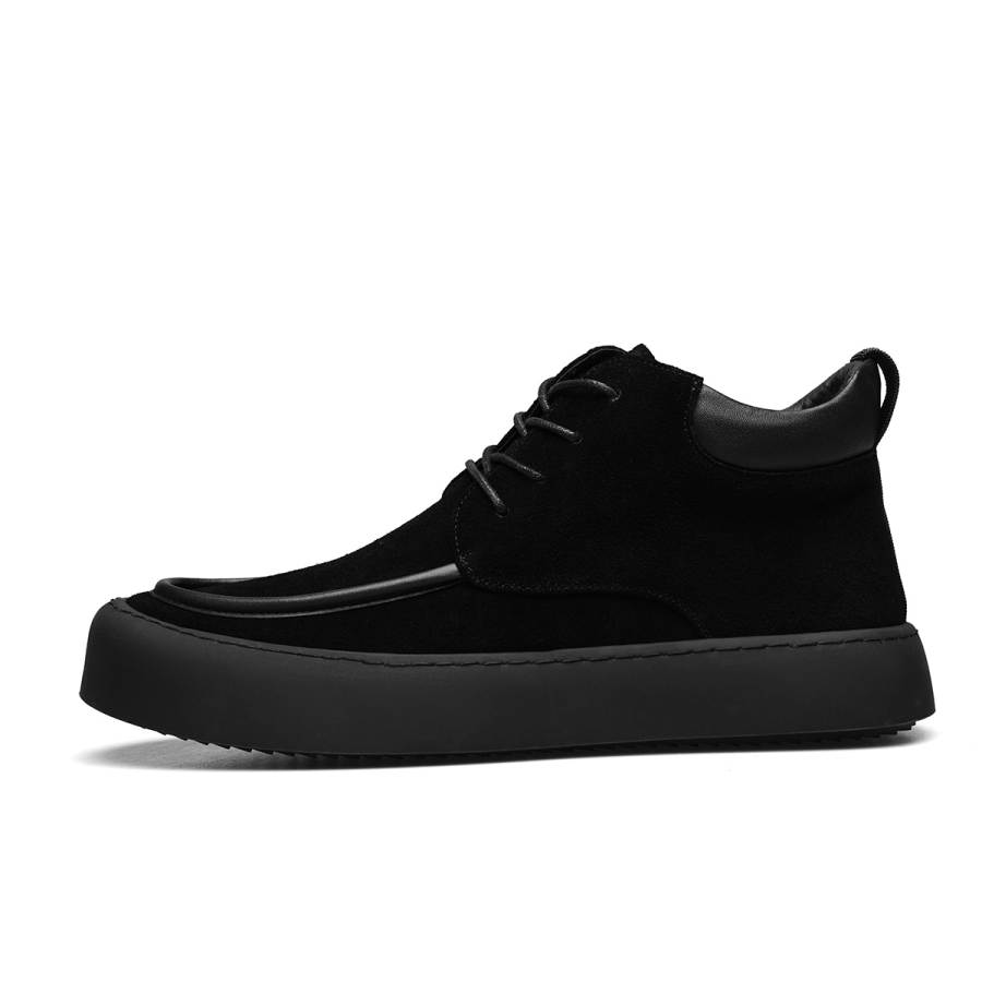 D:FUSE SCANDINAVIA D FUSE SCANDINAVIA Cow Leather Ankle Boots Men's Black