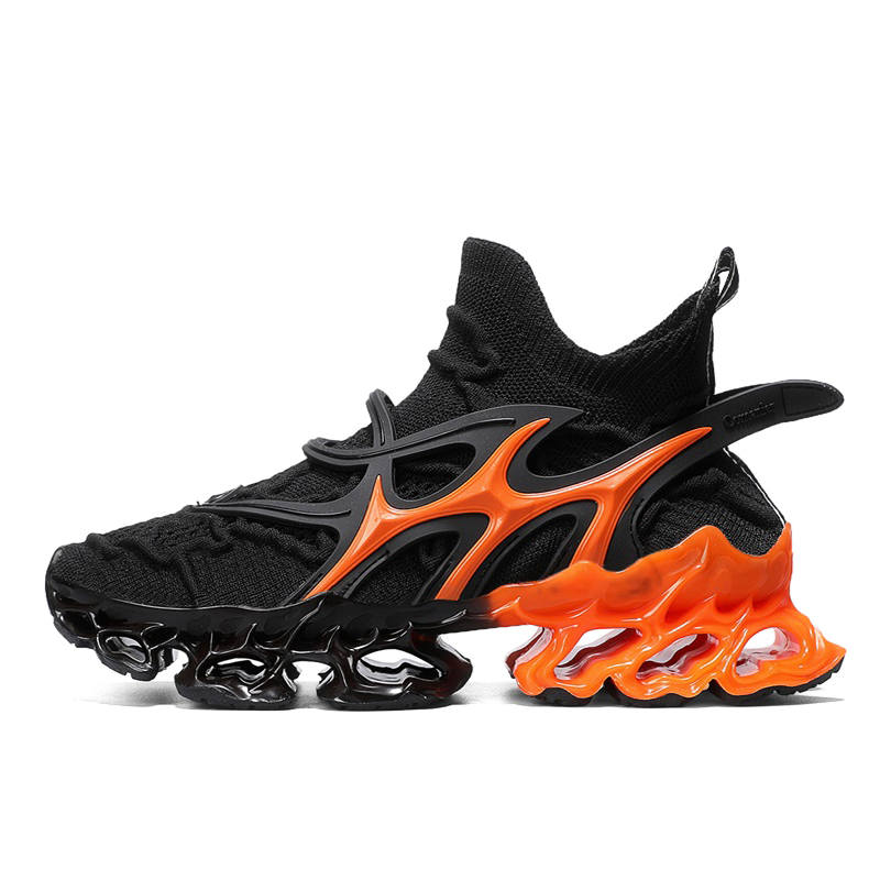 Comanier Fabric Cushioning Breathable Mid top Casual Long Distance Running Sprint City Commuting Running Shoes Unisex