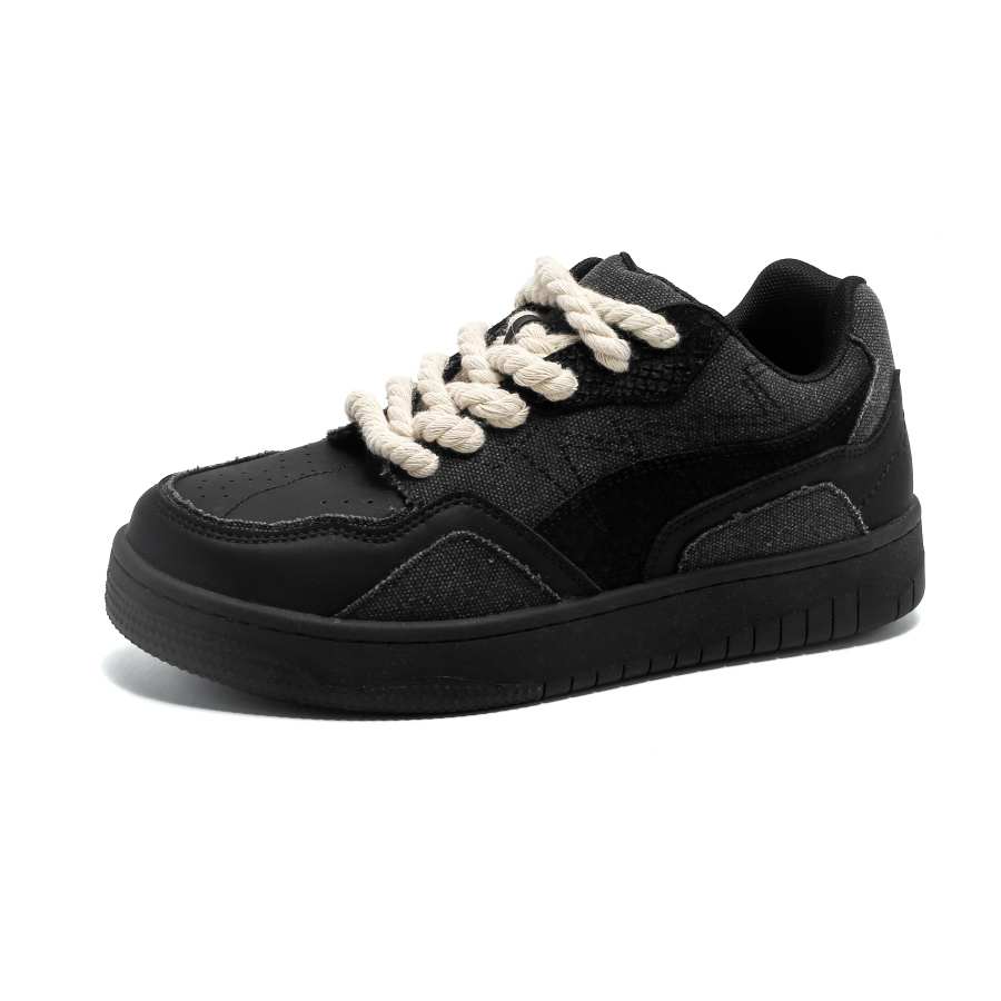 JETRAM JETRAM Coverage Cushioning Coverage Cushioning Low top Skateboard Shoes Unisex Black