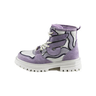 POATS Crew Combat Boots Women's Grape Purple