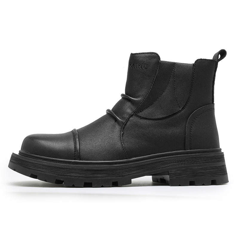 YIMINU Ankle Boots Men's Black, Brown