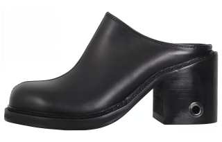 Sunnei Slip On Block Heel Clogs