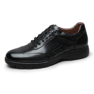 GOLDLION Lightweight Low top Casual Shoes Men's Black Gray