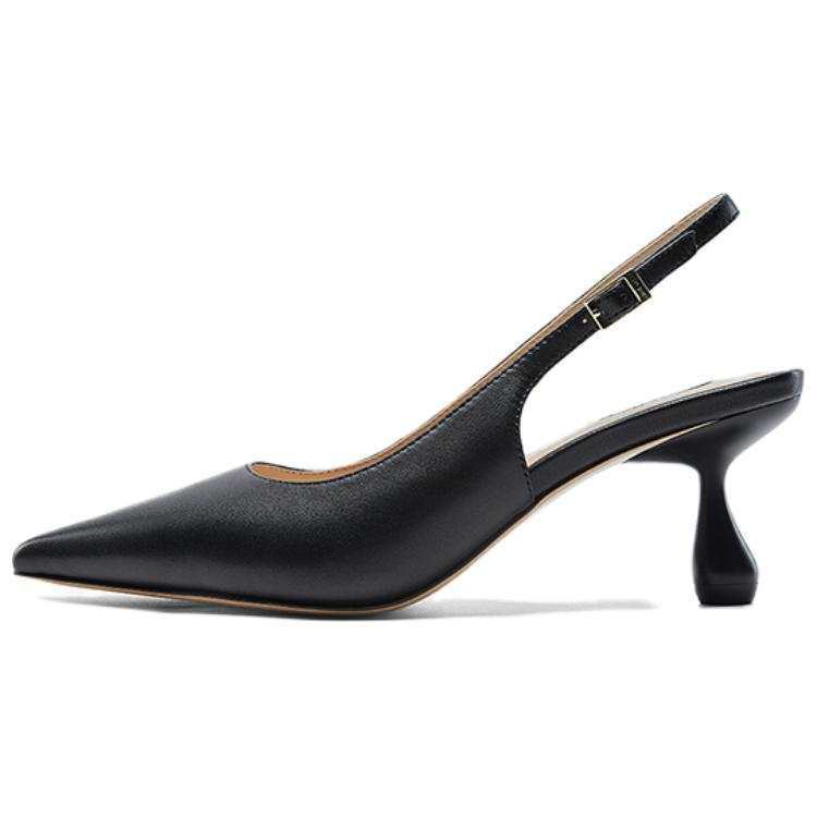 NINE WEST Sheepskin Slim Heel High Heels Women's