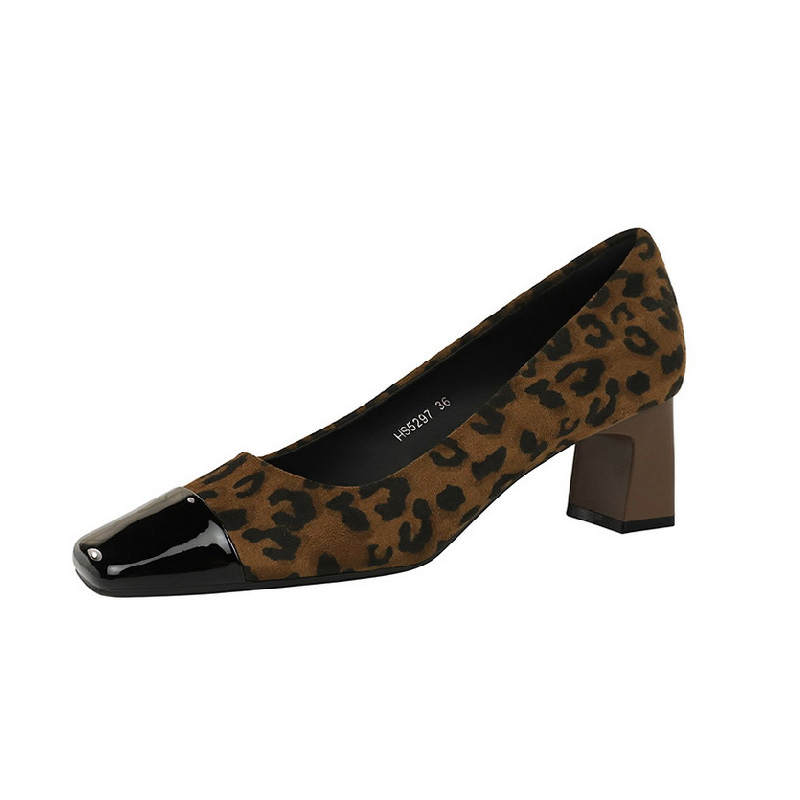 BIGTREE BIGTREE Chunky Heel High Heels Women's