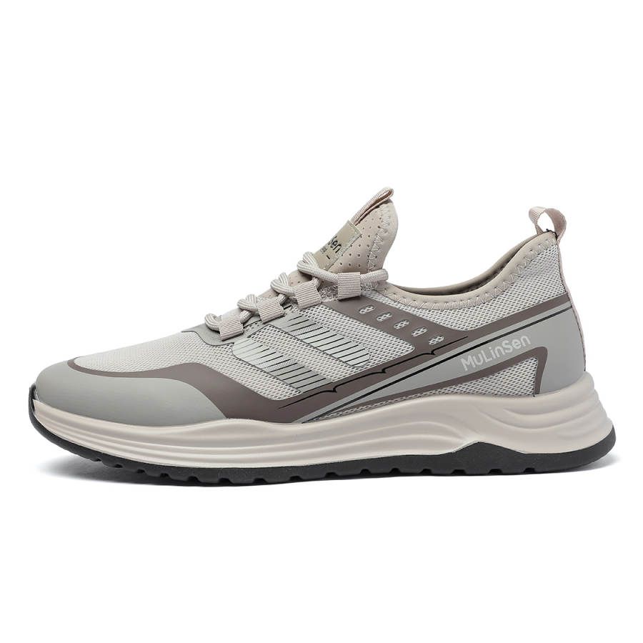 Mulinsen Fabric Abrasion Resistant Breathable Abrasion Resistant Breathable Low top Casual Shoes Men's