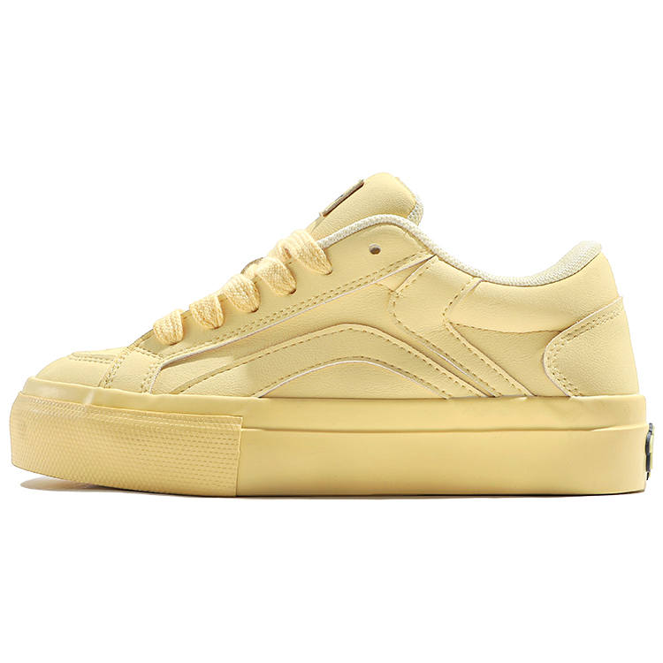 TUOPIN Pai Shoes Synthetic Leather Height Increasing Low top Skateboard Shoes Women's
