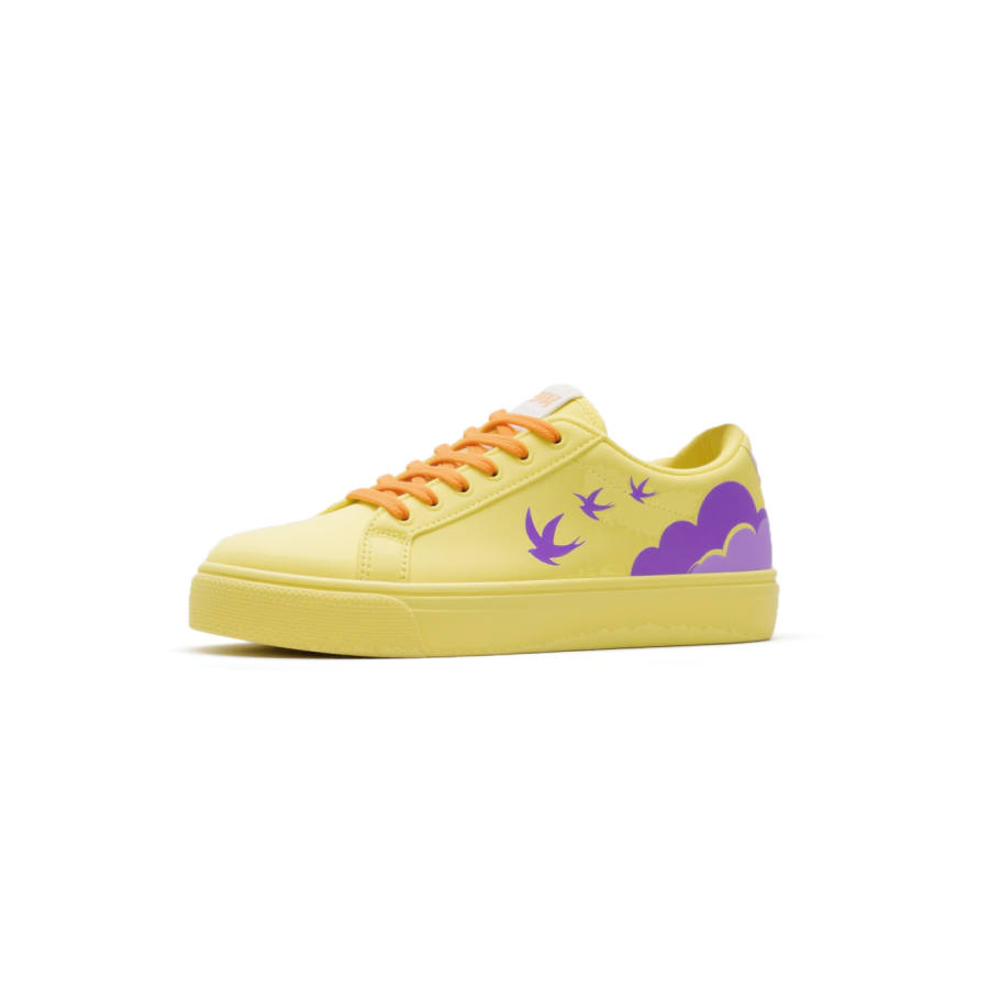 Nicolas.Li Low top Skateboard Shoes Women's Yellow