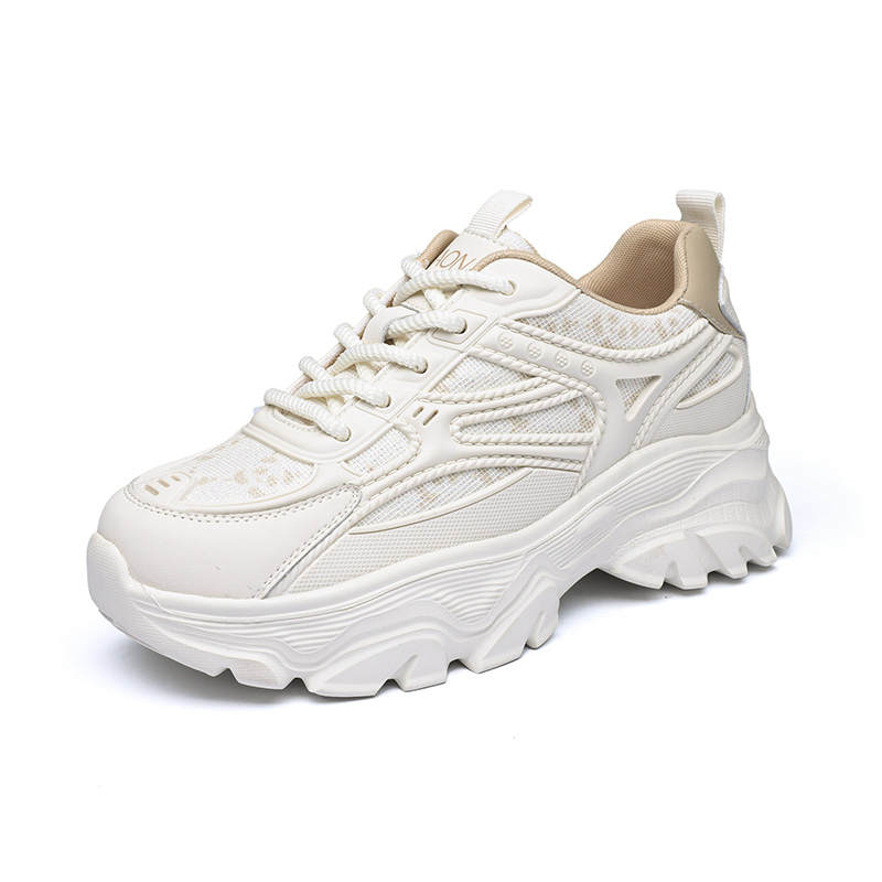 QIAONAI Abrasion Resistant Low top Chunky Sneakers Women's