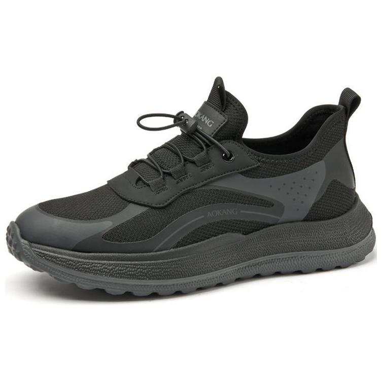 AOKANG Cushioning, Wear Resistant Low top Casual Shoes Men's Black