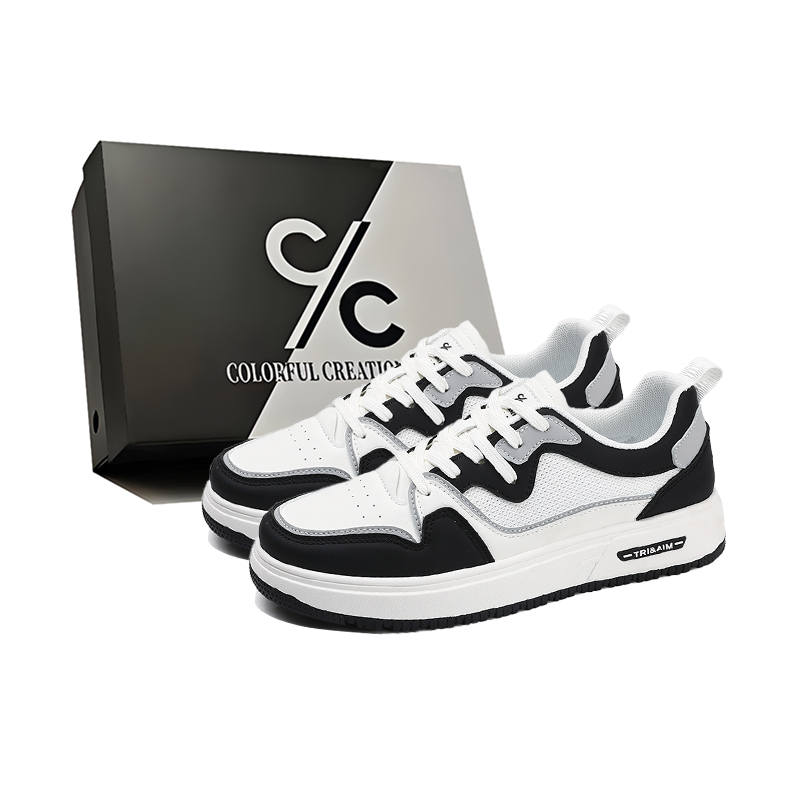 Colorful Creations Mesh Low top Skateboard Shoes Men's Box