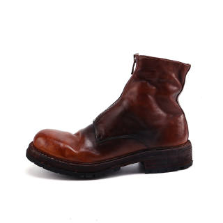 Nicolas.Li Cow Leather Ankle Boots Unisex Brown