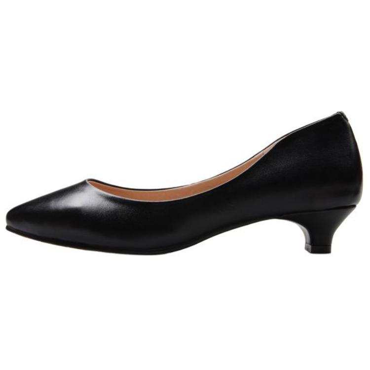 Neiliansheng Cow Leather Slim Heel High Heels Women's