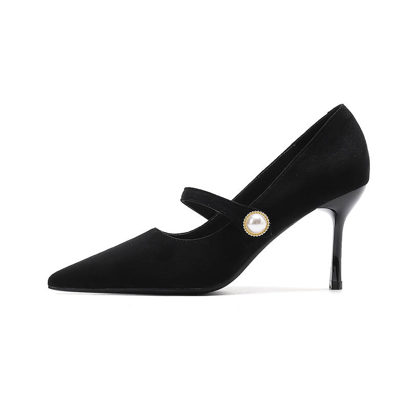 Zubumei Slim Heel High Heels 8cm Women's