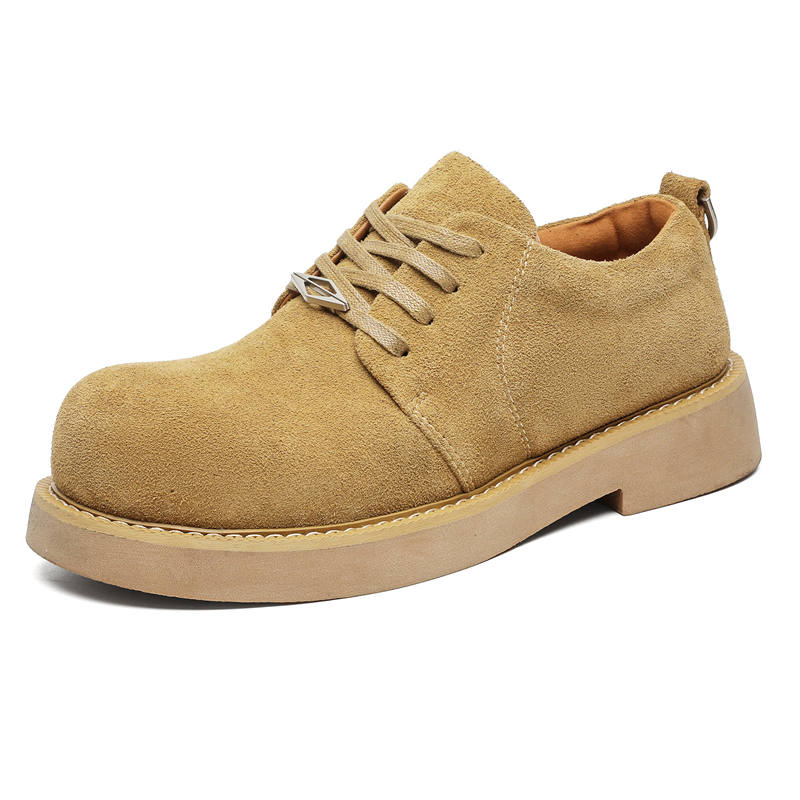 V05 Microfiber Leather Low top Casual Shoes Unisex Yellow