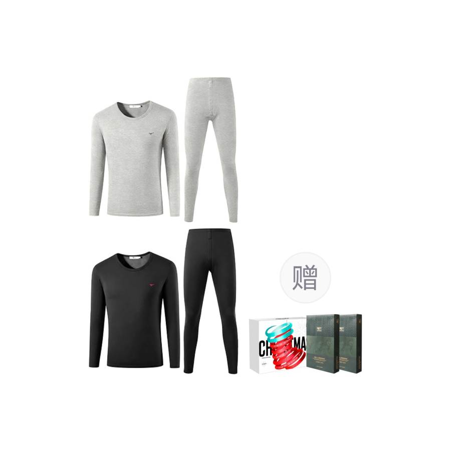 SEPTWOLVES SEPTWOLVES Pajama Set Men's 2 Set+Christmas Box