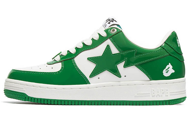 A BATHING APE BAPE A BATHING APE Bape Sta Low Green