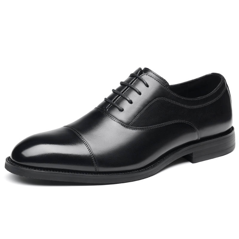 Playboy Casual Leather Shoes Men's Low Top Black