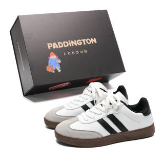 Paddington Bears Low top Skateboard Shoes Unisex White