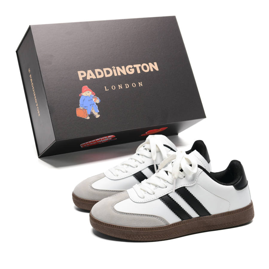 Paddington Bears Low top Skateboard Shoes Unisex White