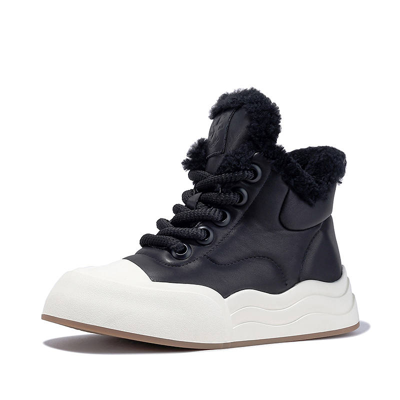 BELLALILY Slip Resistant Abrasion Resistant High top Skateboard Shoes Women's