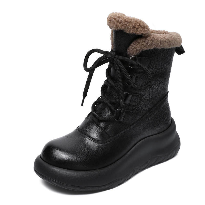 Devanro Devanro Top Grain Cow Leather Thermal Abrasion Resistant Height Increasing Slip Resistant