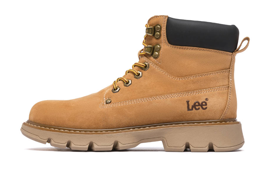 Lee Lee Yellow Boots Short Combat Boots Men's
