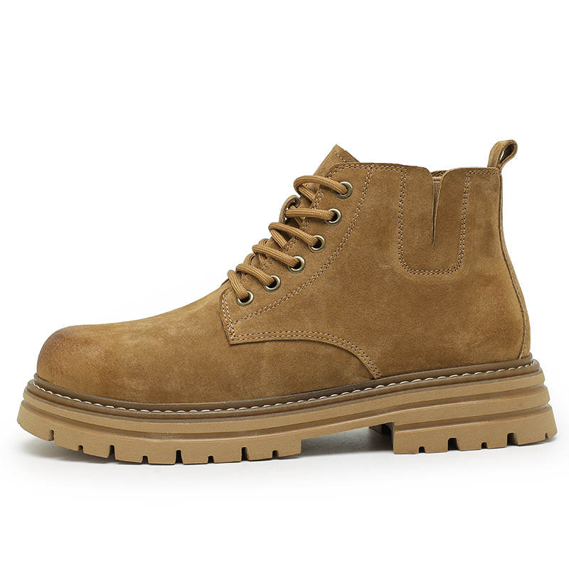 PINYI PINYI Combat Boots Men's Brown/Khaki