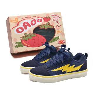 OAOQ Cushioning Abrasion Resistant Lightweight Breathable Low top Skateboard Shoes Unisex