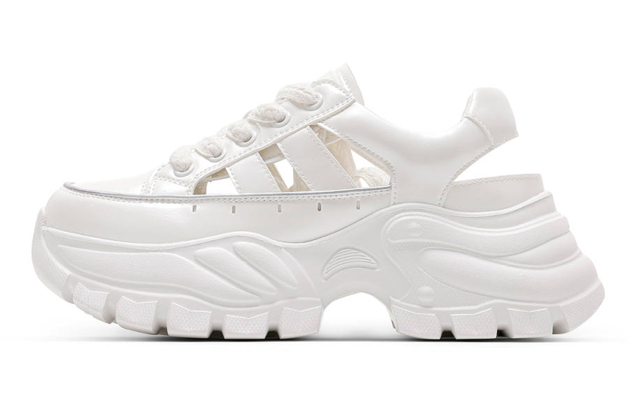 C°BANNER Low top Chunky Sneakers Women's White