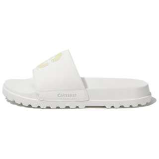 COVERNAT Slide Slippers Unisex White Yellow