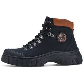 FAIRWHALE Combat Boots Unisex White/Orange