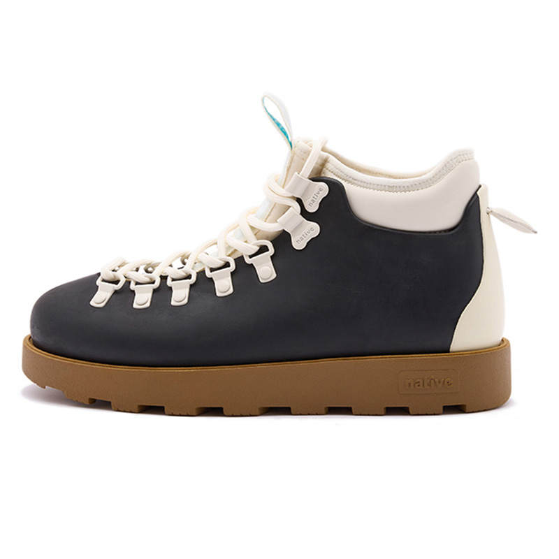 Native Shoes Fitzsimmons 3.0 Urban Roaming Collection Puffy Shoes European Bag Boots Short Combat Boots Unisex Black