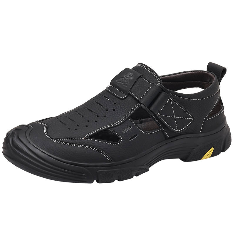 MEXICAN Top Grain Cow Leather Casual Shoes Men's Black